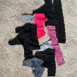 Pink Victoria’s Secret thongs